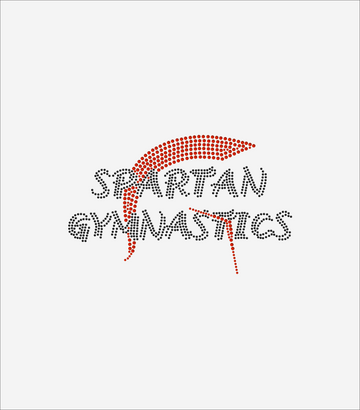 SPARTAN GYMNASTICS Rhinestone Transfer | SPARTAN SCATTERED Rhinestone Transfer