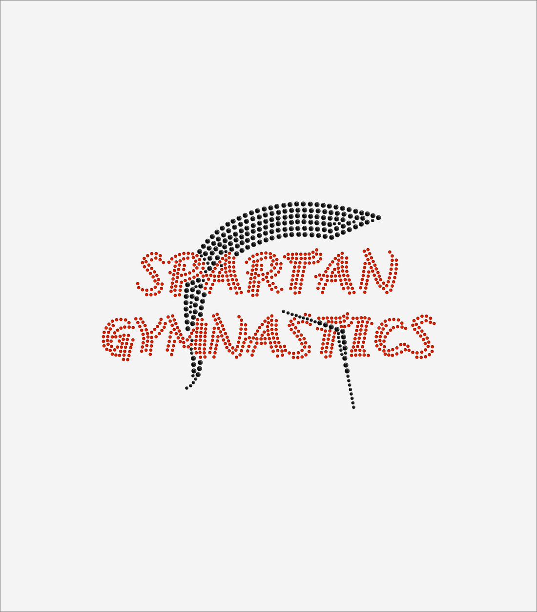 SPARTAN GYMNASTICS Rhinestone Transfer | SPARTAN SCATTERED Rhinestone Transfer
